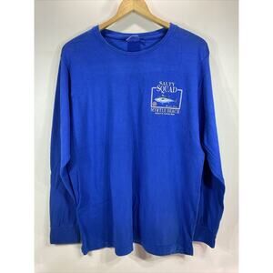 T Shirt Saltwater Salty Squad Blue Fin Tuna Myrtle Beach S. Carolina Large 48"